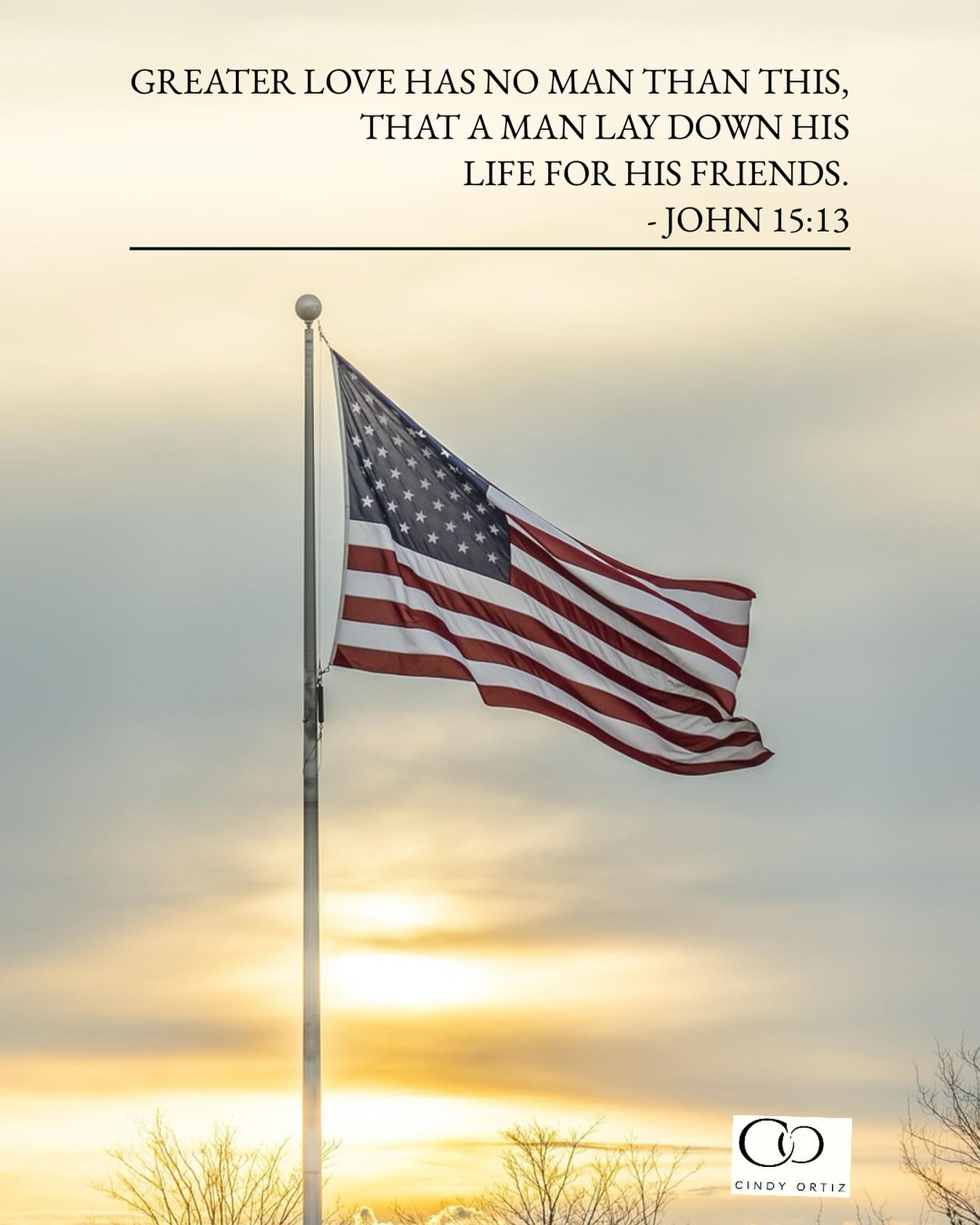 Today, I’m pausing to honor the brave men and women who gave everything for our freedom. May we never take that sacrifice for granted.

Wishing you a meaningful Memorial Day. ♥️🤍💙🇺🇸✝️

Cindy
