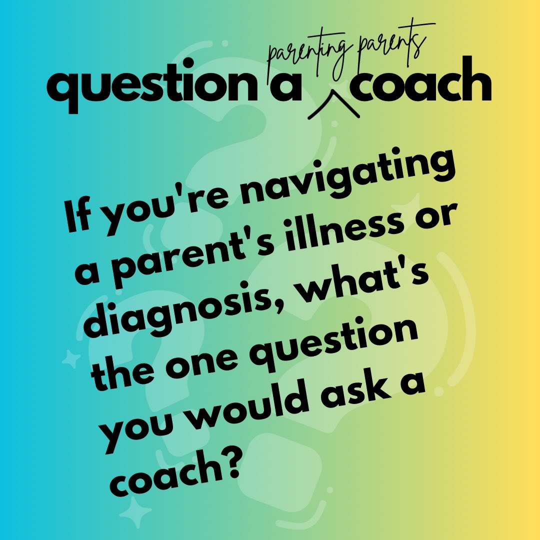 Over the past couple days we’ve been inviting women to share what’s on their hearts.

Today’s question is one many women quietly carry while trying to hold everything together.

If you’re navigating a parent’s illness or diagnosis, you’re not alone.

If a question comes to mind, feel free to share here or message me privately.

Sometimes the hardest seasons are the ones we were never taught how to walk through.

#questionacoach
@care_and_glow_with_heidi @stephanie.pressley